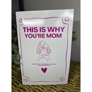 This Is Why You're Mom Guided Journal Memory Book Tango Bird Publishing